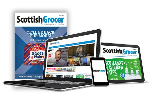 project scotland magazine cover with website on laptop, tablet and mobile